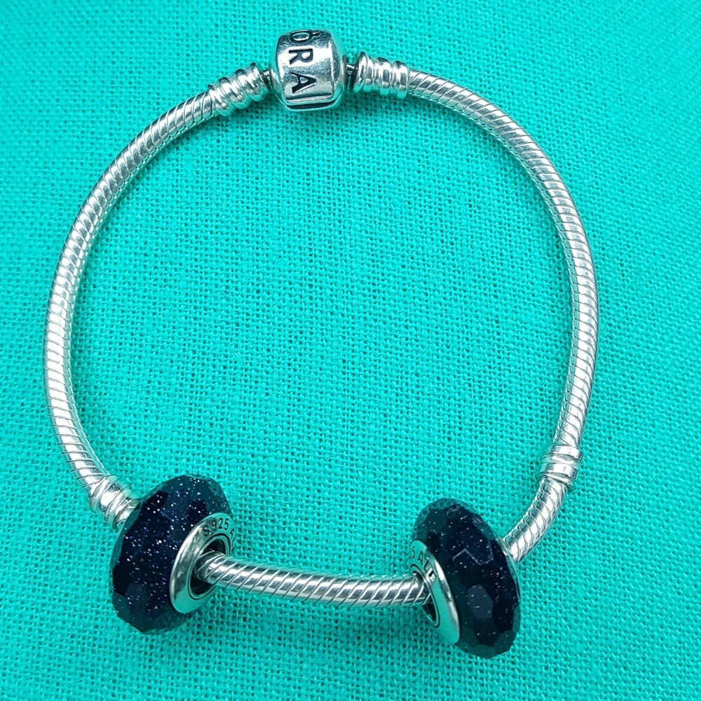 Authentic Pandora Bracelet and Chrams