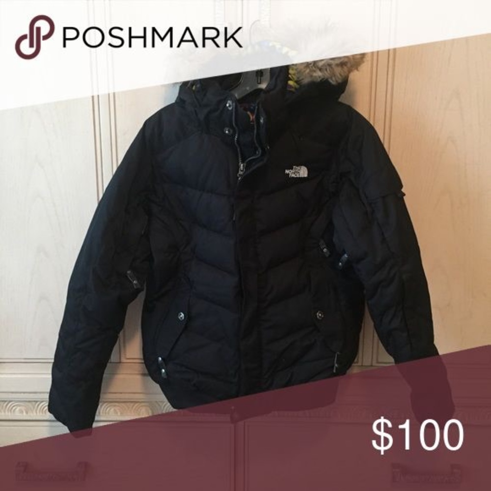 NorthFace Jacket w/ fur hood