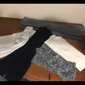 Assorted leg warmers 4 pairs