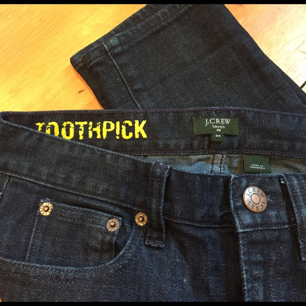 J. Crew Toothpick Stretch Jeans