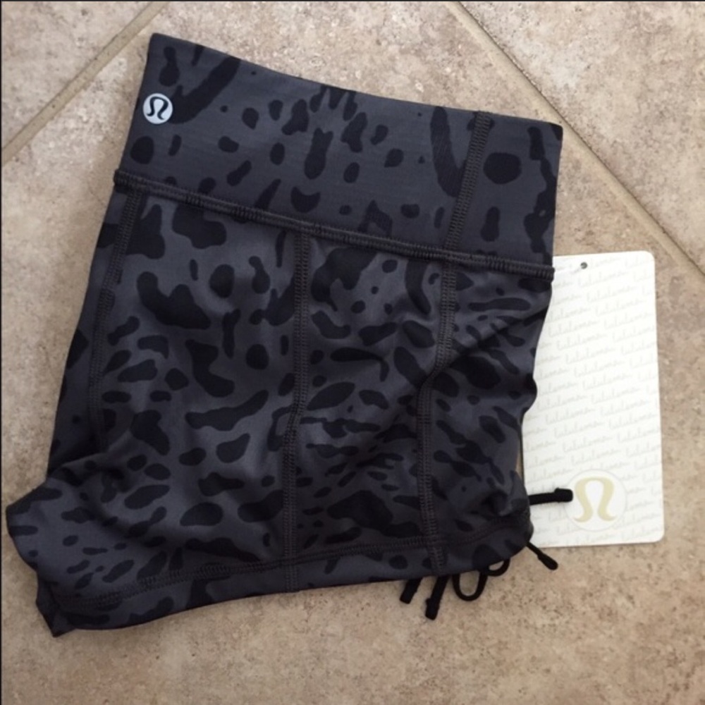 Lululemon cheetah shorts