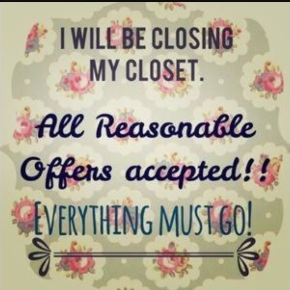 CLOSING MY CLOSET! EVERYTHING MUST GO!
