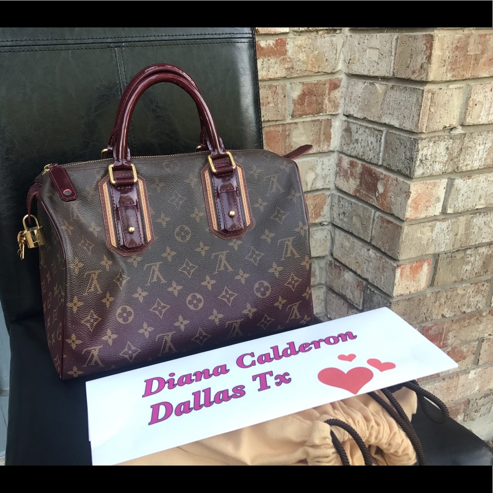 (SOLD)Louis Vuitton mirage speedy Bordeaux