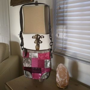 Coach patch work crossbody