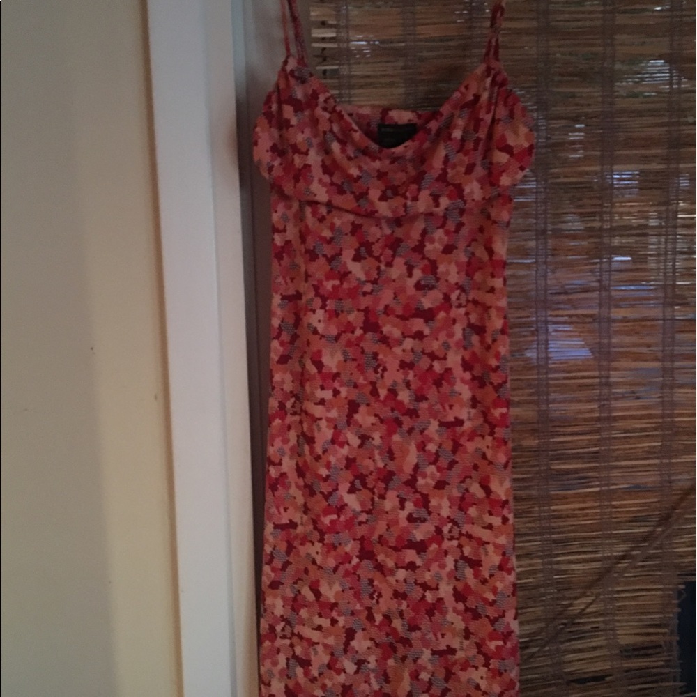 Bcbg dress orange combo of colors