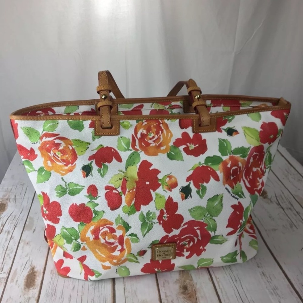 Dooney & Bourke Rose Garden Tote Satchel Floral