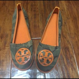 Tory Butch Canvas Flats