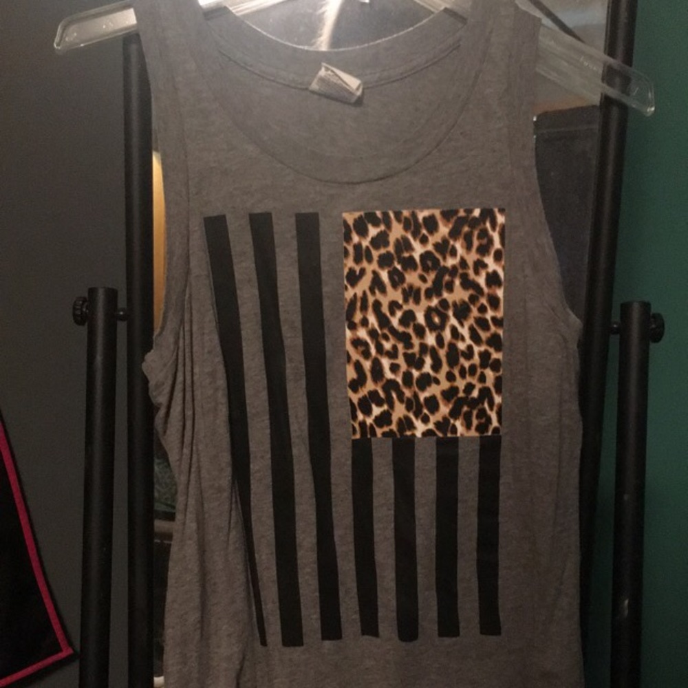 VS Pink Cheetah Flag Tank (XS)