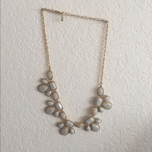 Cream and Gold Chunky Necklace