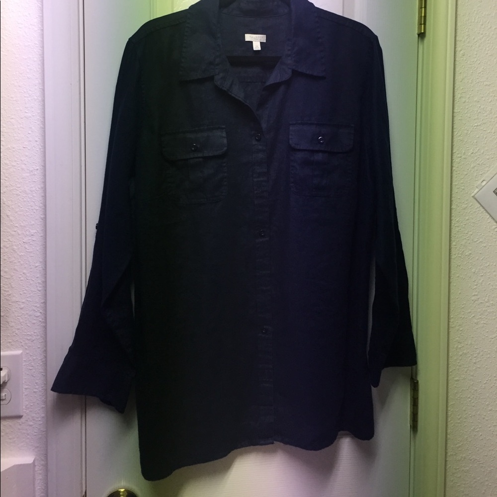 Linen dress shirt