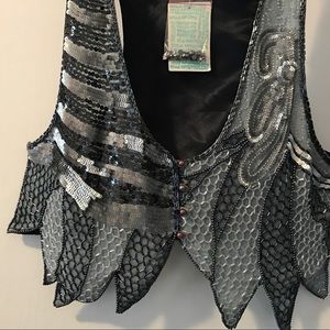 Brand new beaded vest