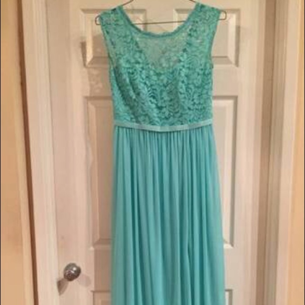 Aqua/Turquoise Lace Dress