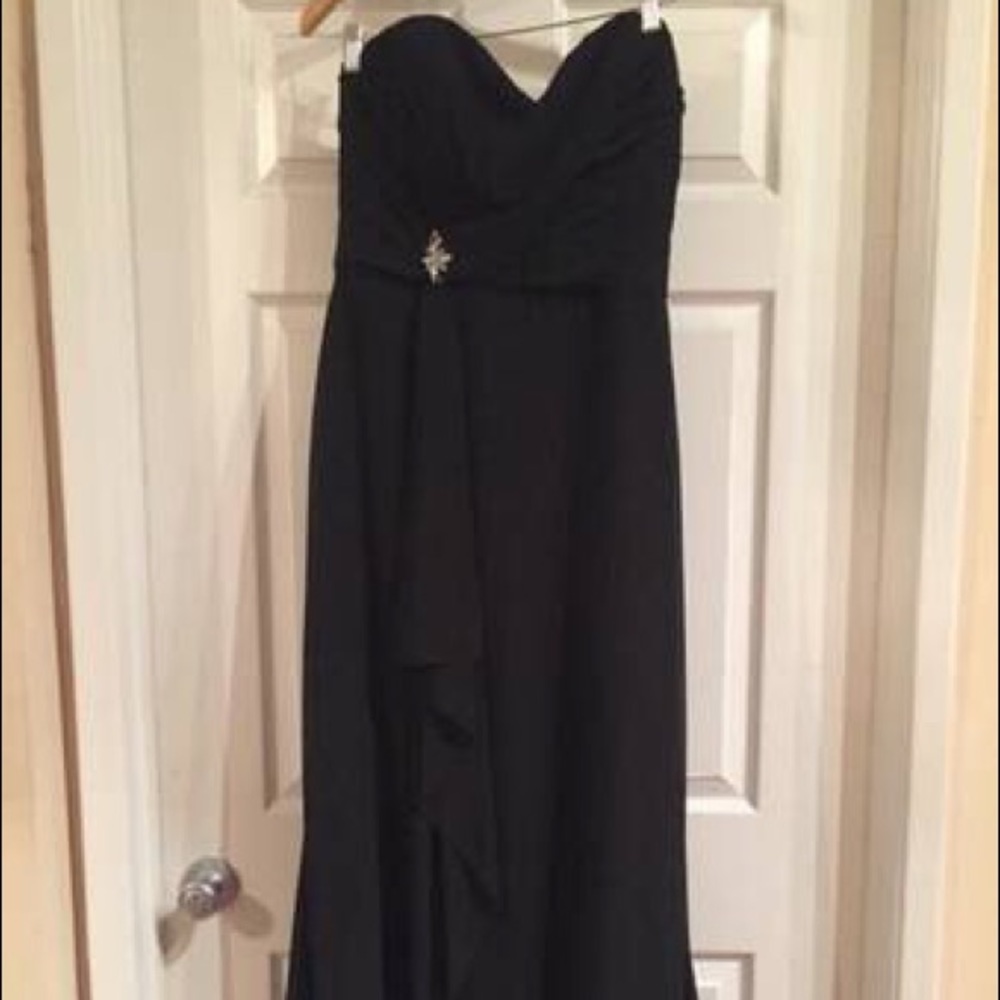 Black Strapless Dress