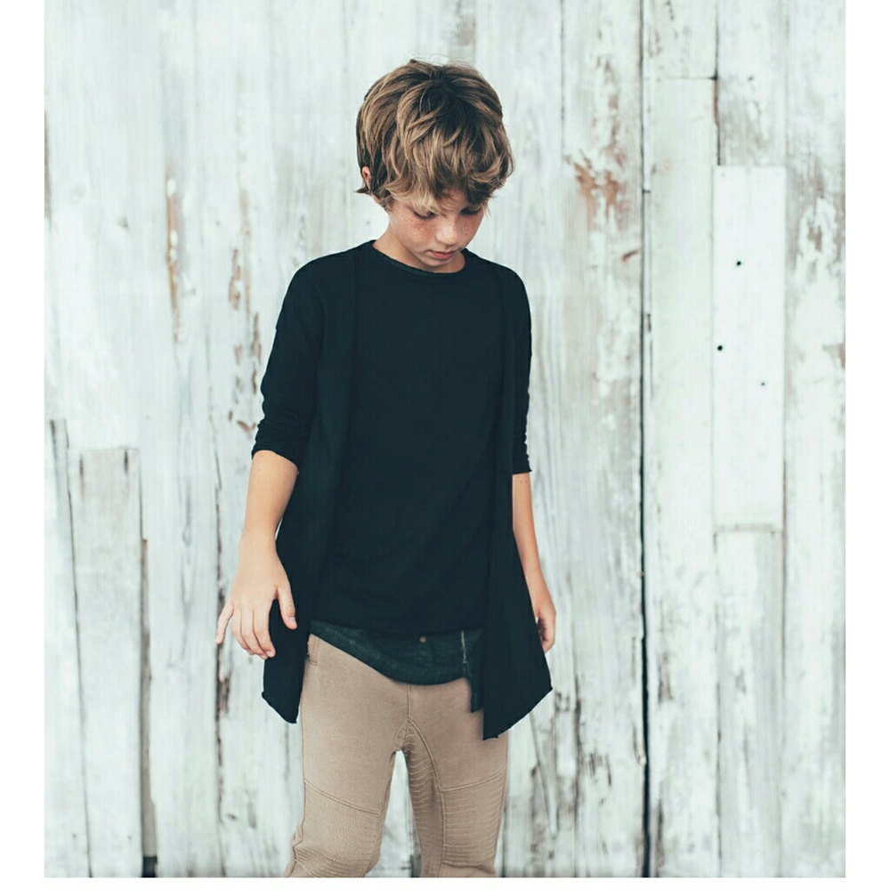 Zara Boys Cardigan Effect T Shirt