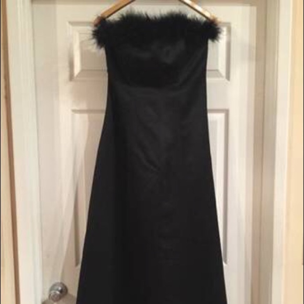 Black Strapless Dress