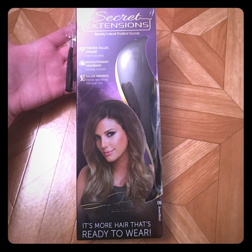 Secret Hair Extensions for brown/black hair