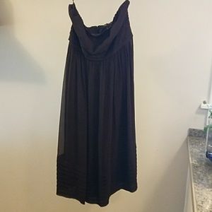 Strapless J Crew bridesmaid dress