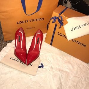Louis Vuitton red  heels 👠