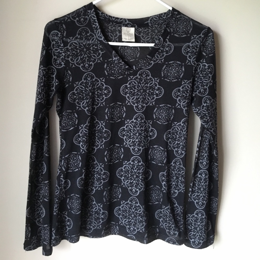 Small sheer blouse