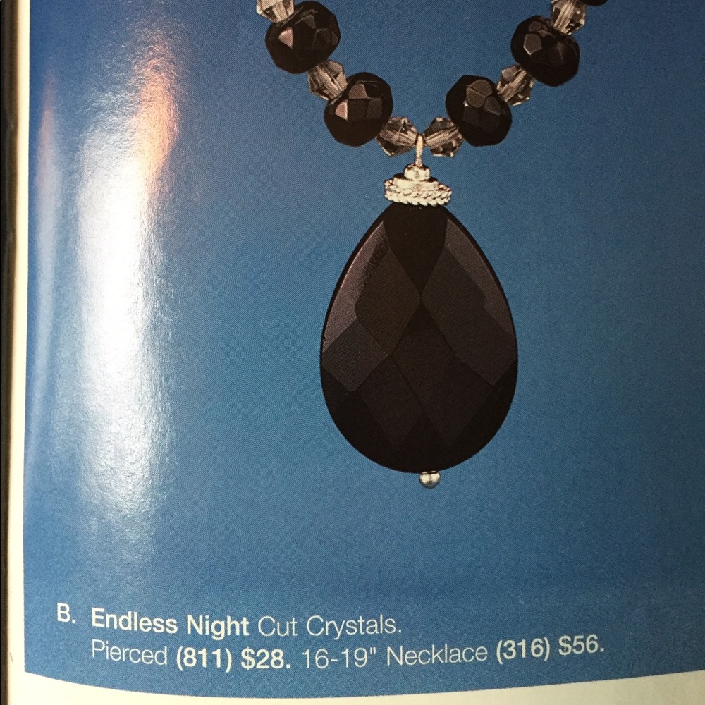 Lia Sophia endless night necklace