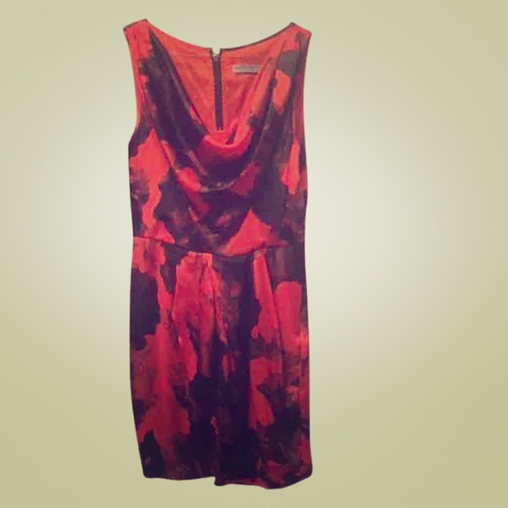 Marc by Andrew Marc silk faux wrap dress
