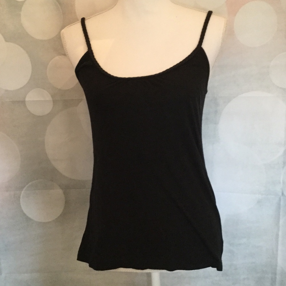Old Navy blank tank top with rope pattern neck