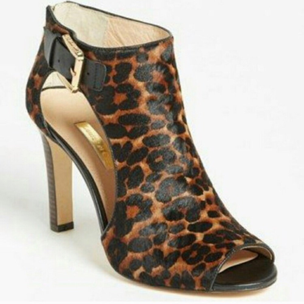 Louise et Cie "Olivia" leopard ankle bootie