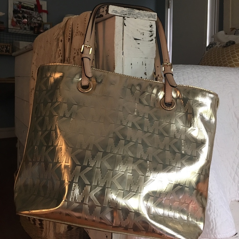 Michael Kors Gold Purse