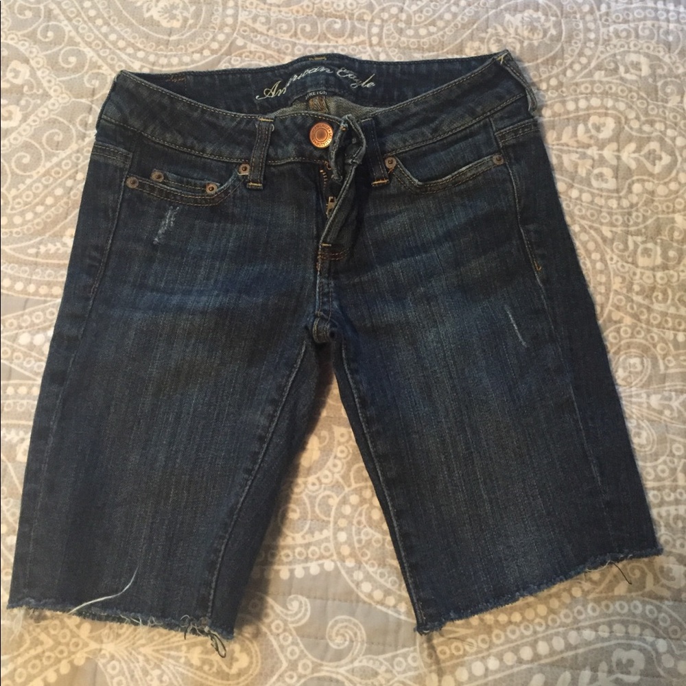 American eagle cut off jeans size 00