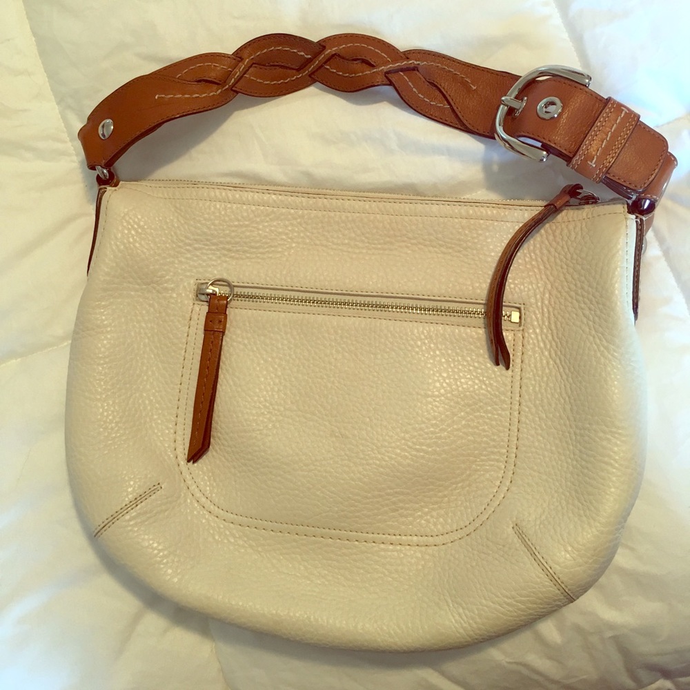 Coach Leather Hobo Saddle Bag