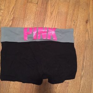 PINK yoga shorts