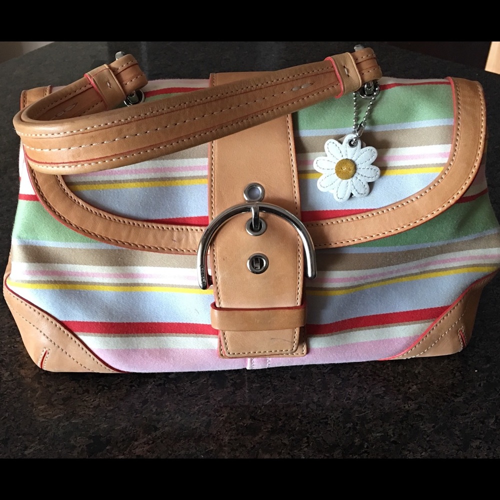 Coach spring collection Bag W/ Register #