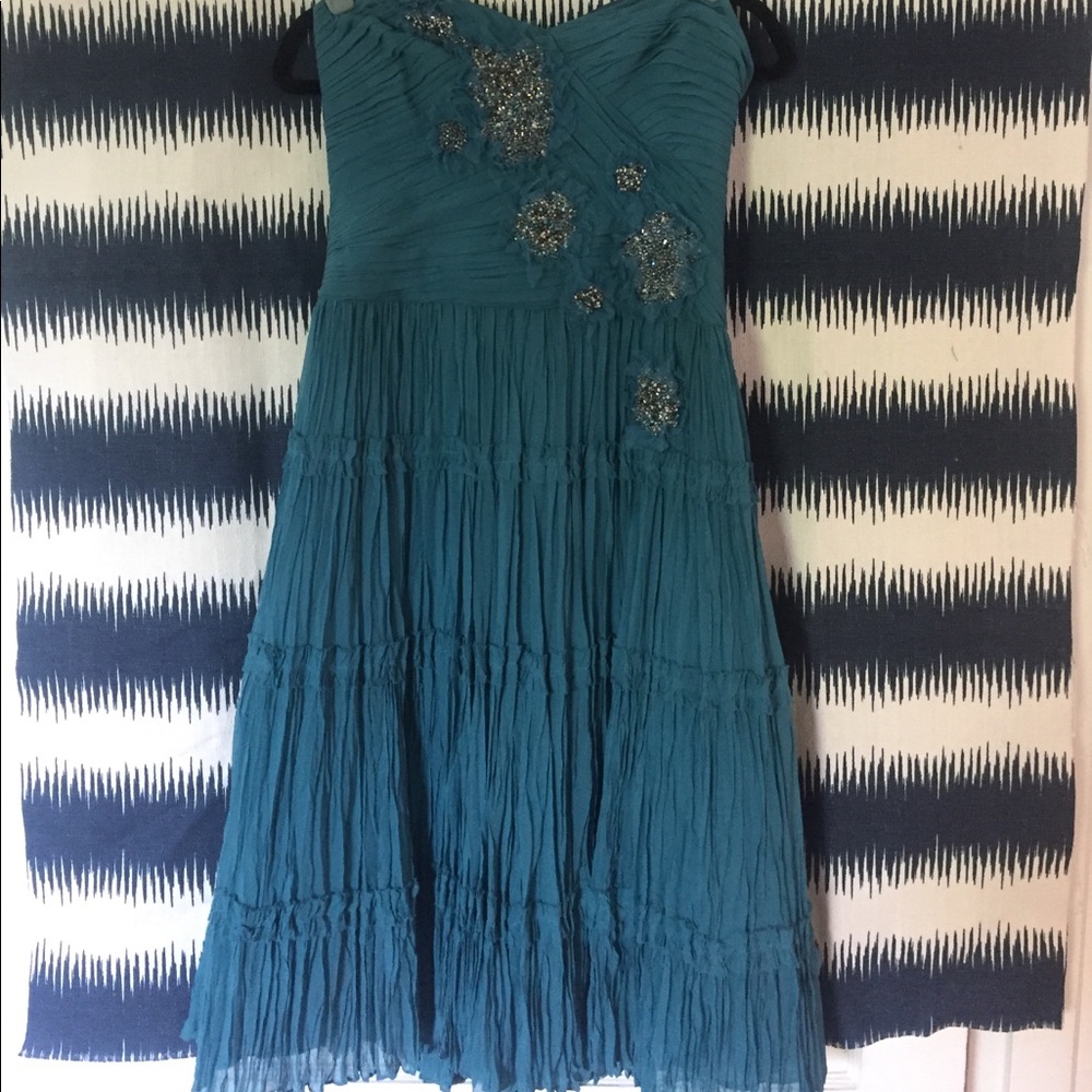 BCBG Max Azria Strapless Formal Dress
