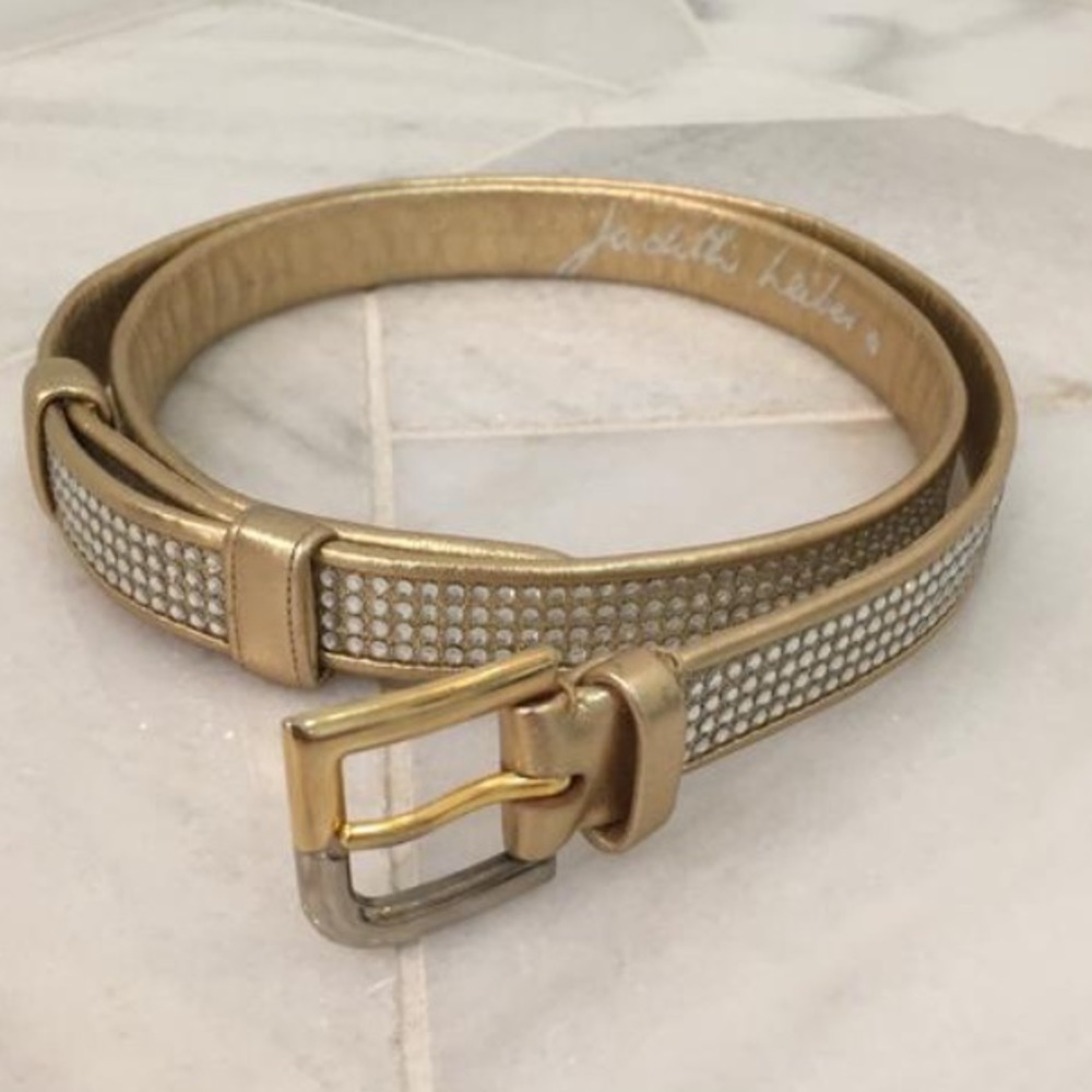 Vintage Judith Leiber Swarovski Crystal Belt