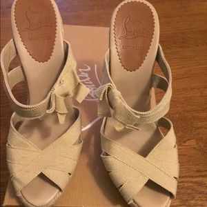 Christian Louboutin Delfin Espadrille Wedges