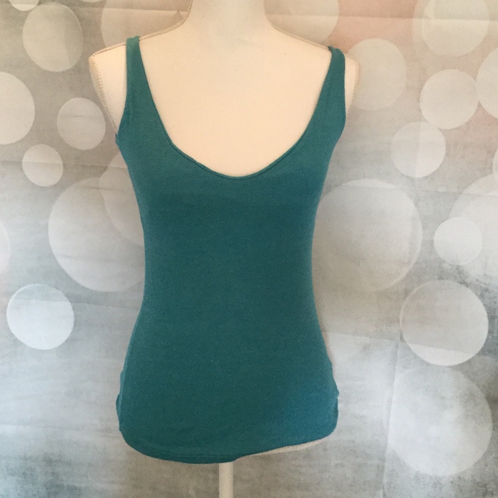 Turquoise tank top
