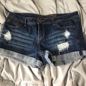 Denim shorts