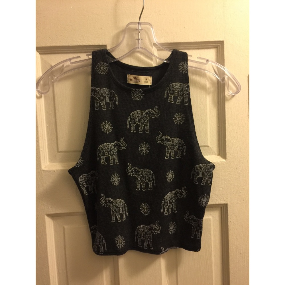 Hollister cropped tank