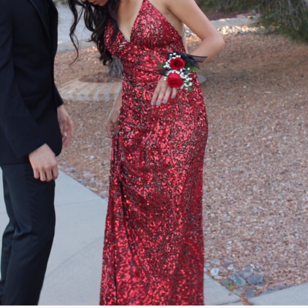 Red Scala Prom Dress