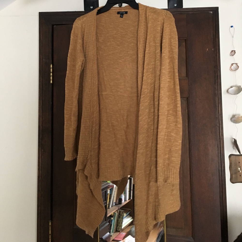Brown cardigan