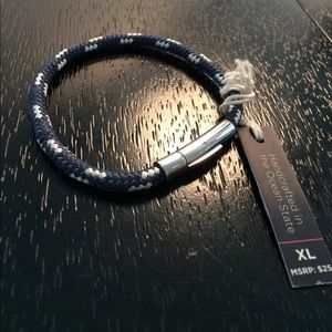 Lemon and Lime XL blue line bracelet