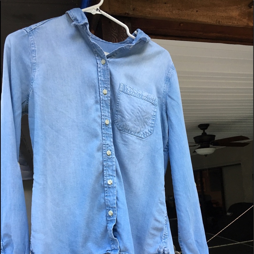 Light Jean Button Down