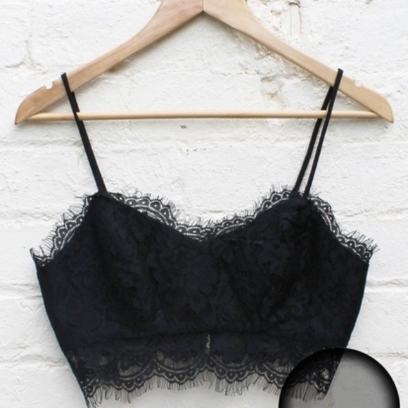 Black lace bralette - Picture 2 of 2
