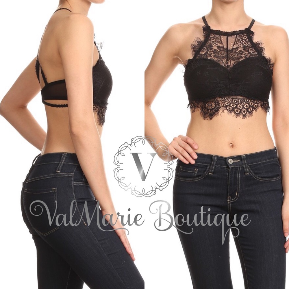 💄SALE💄Elegant Black Lace Bralettes - Picture 3 of 4