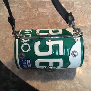 Final price Cross body license plate bag