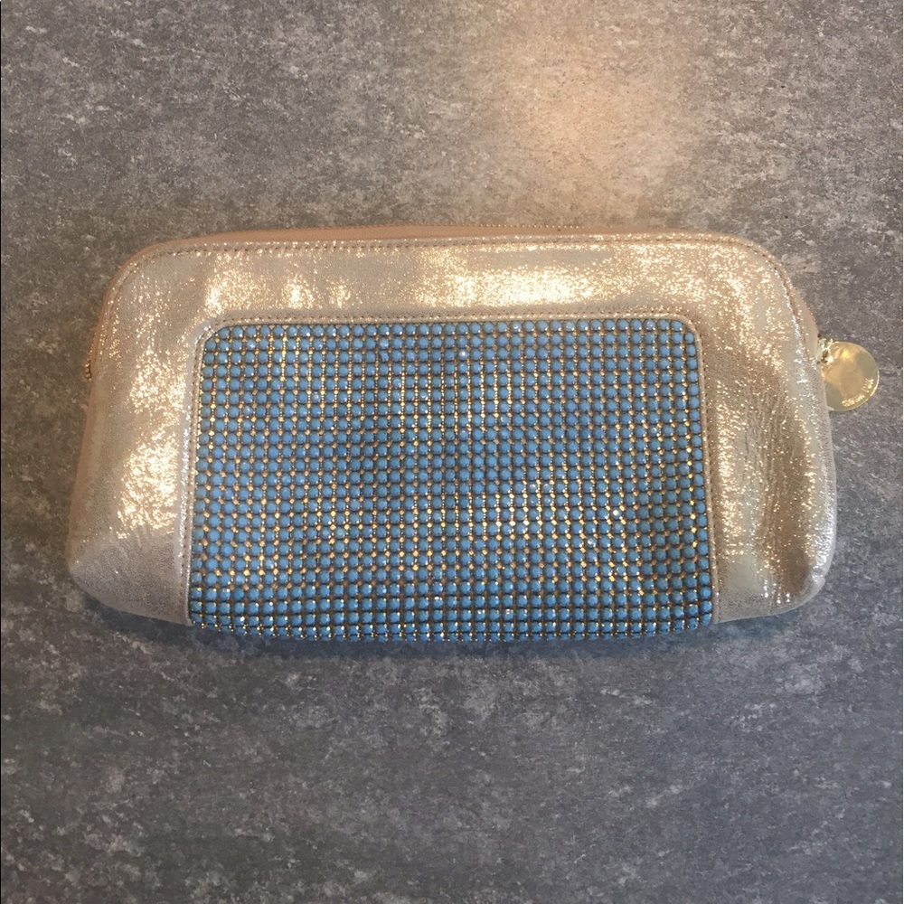 Deux Lux Turquoise Stone Clutch