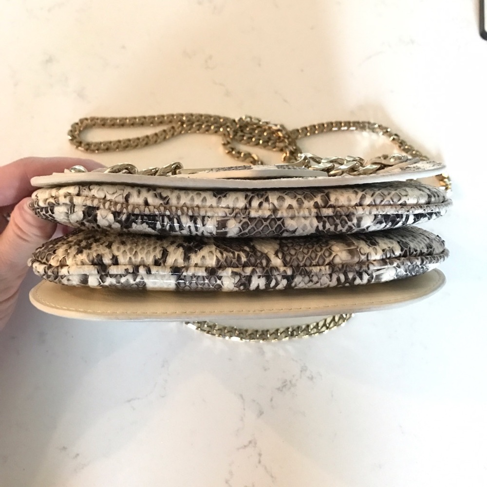 $1295 Jimmy Choo Shadow Snakeskin Chain mini bag - Picture 8 of 8