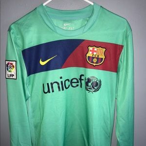 Retro Barcelona long sleeve third kit