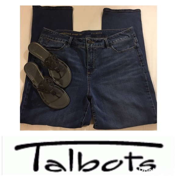 Talbots Denim - Talbots Heritage Straight Blue Jeans Size 16R