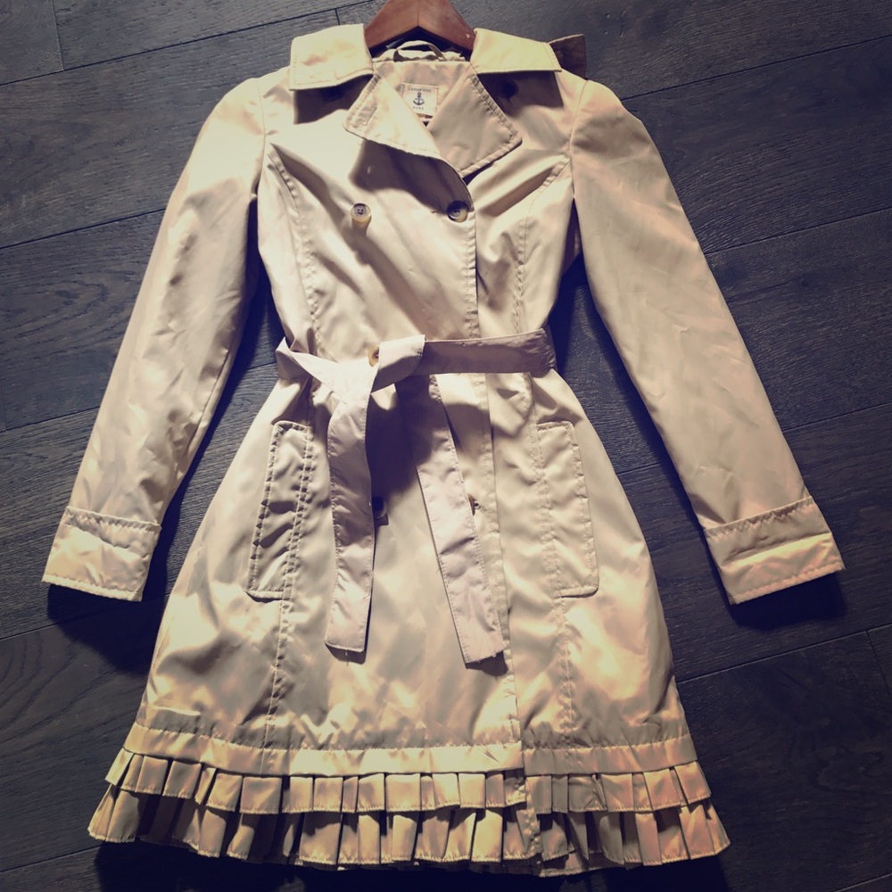 Lands End girls raincoat